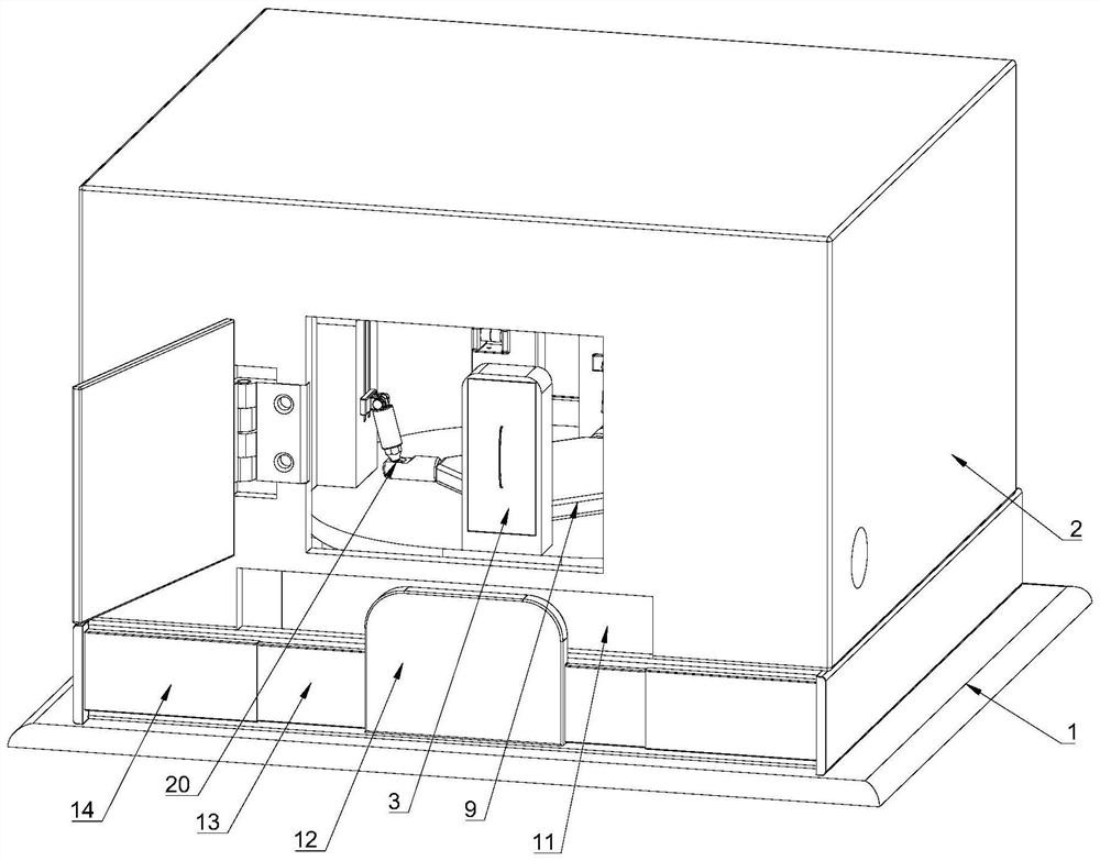 Method and device for multi-station near-net forming of spatial curved surface