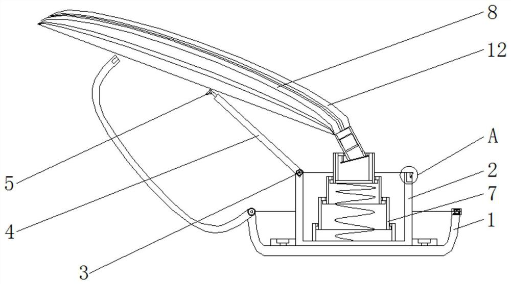 A retractable electric vehicle canopy