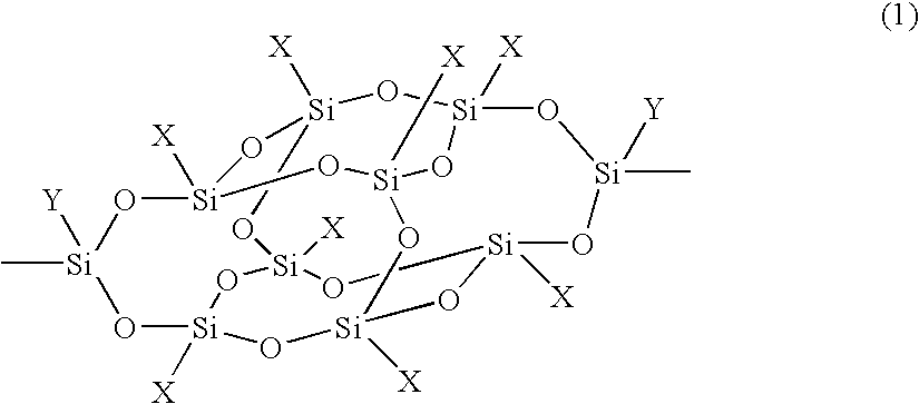 Organosilicon compound and polymer having a cage-type silicon skeleton