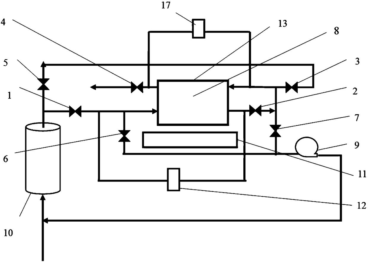 Gas phase organic substance catalytic combustion device and method based on two-dimensional zeolite catalyst