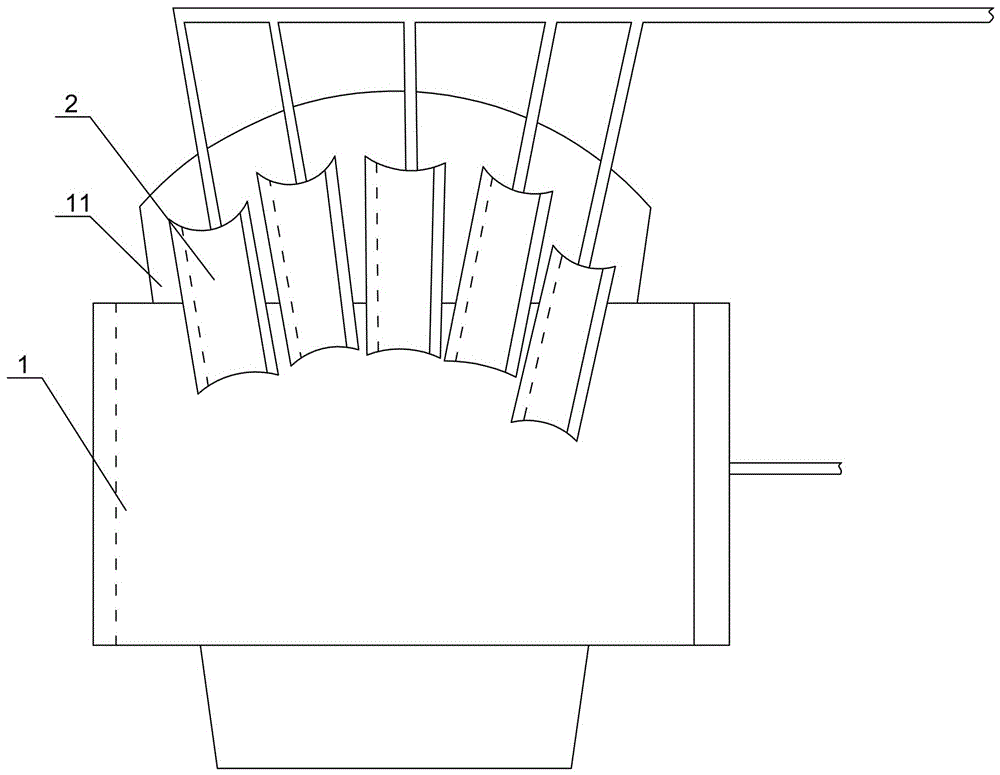 Rehabilitation device for treating hand edema of stroke patient