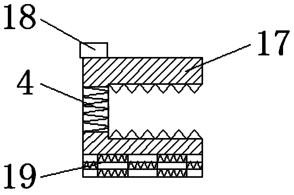 Steel plate drilling device with fixing and damping functions