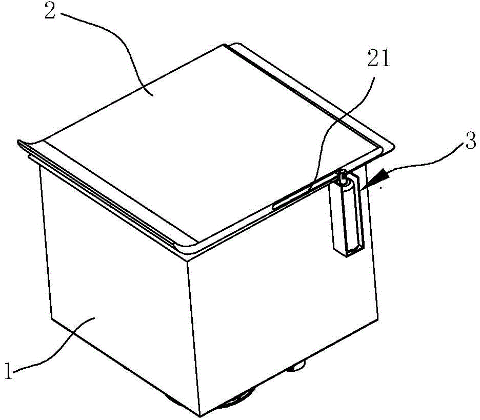 Opening and closing control method of cover plate of water tank type cleaning machine