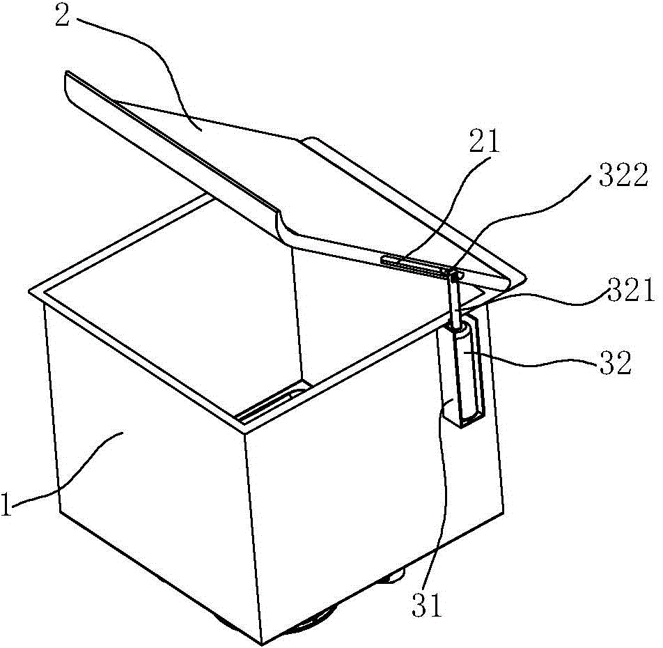 Opening and closing control method of cover plate of water tank type cleaning machine