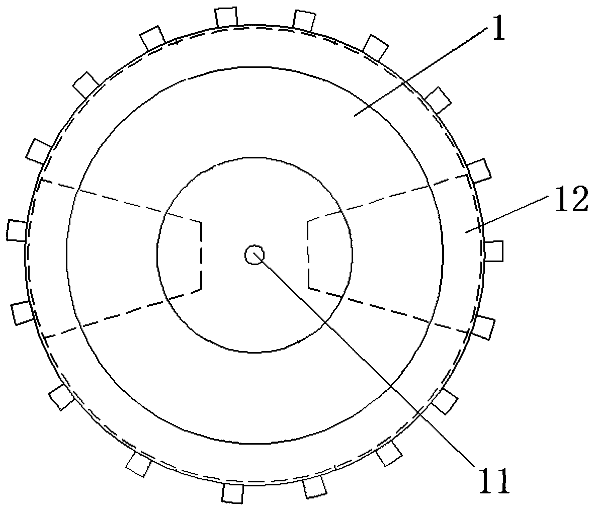 Rotary excavating drill based hole cleaning tool for slag removal in karst area and manufacturing and construction method thereof