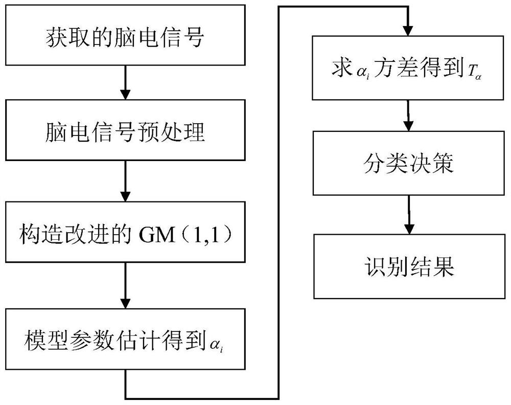 A Brain-Computer Interface Method Based on Gray Theory