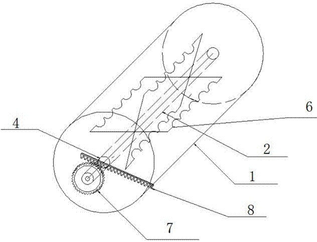 Rotary vane type viscous damper