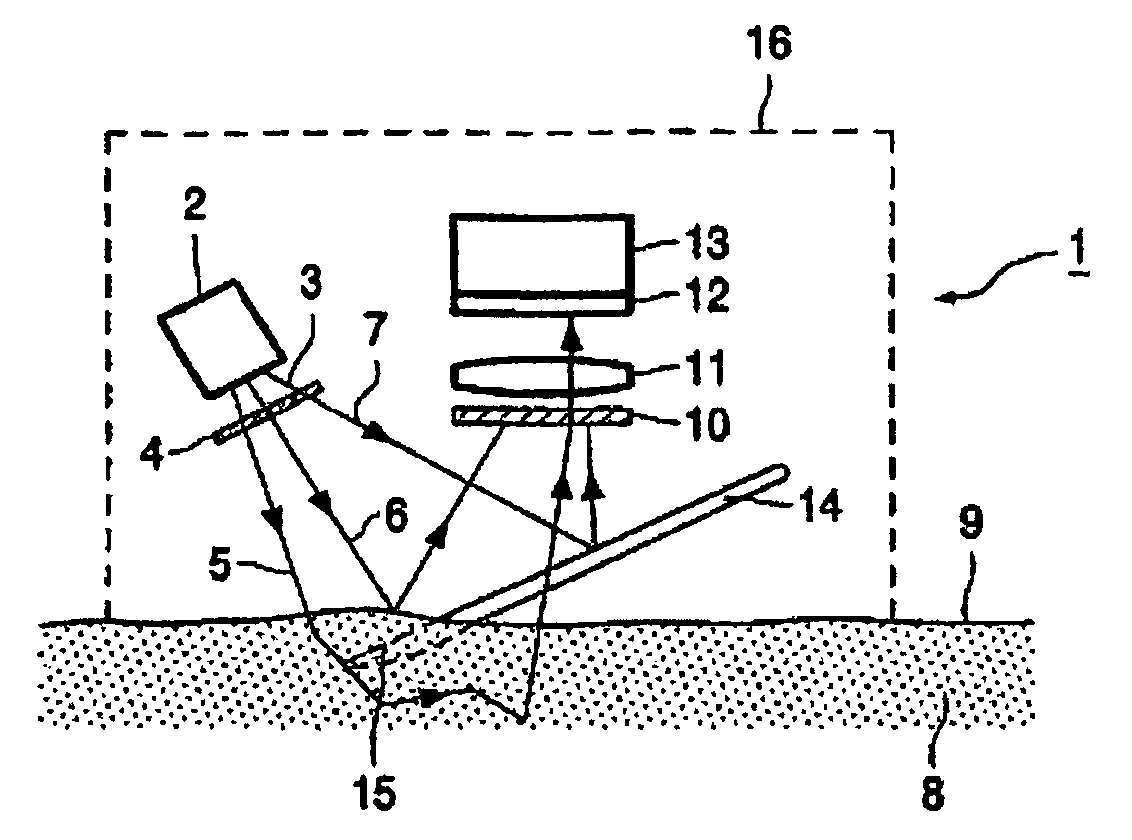 Hair detection device