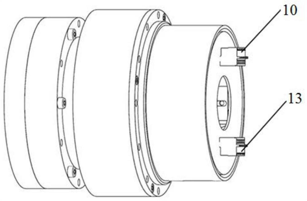 Execution joint integrated structure for exoskeleton robot joints