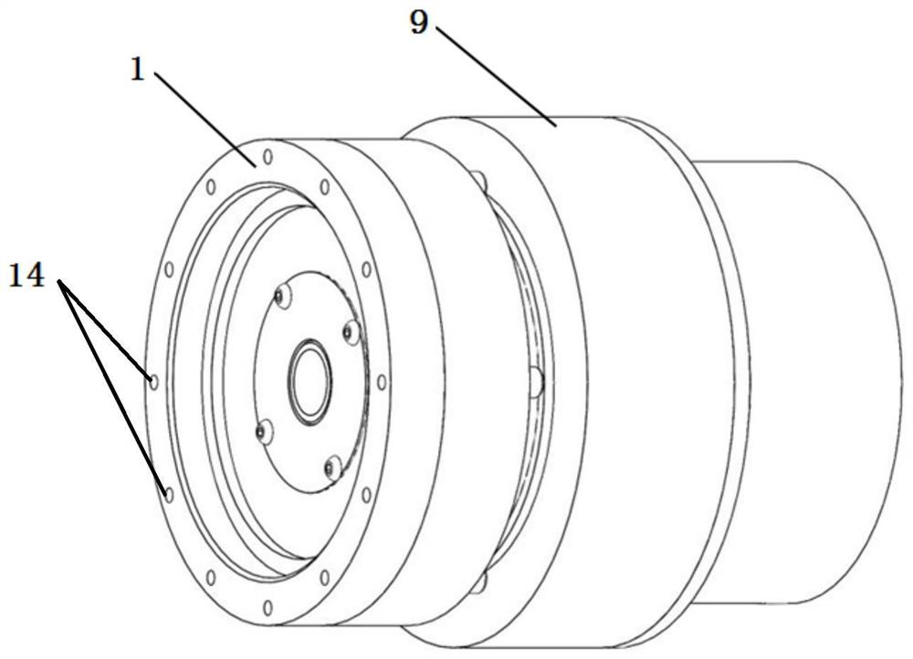 Execution joint integrated structure for exoskeleton robot joints