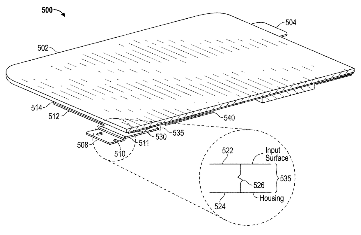 Hinged input device