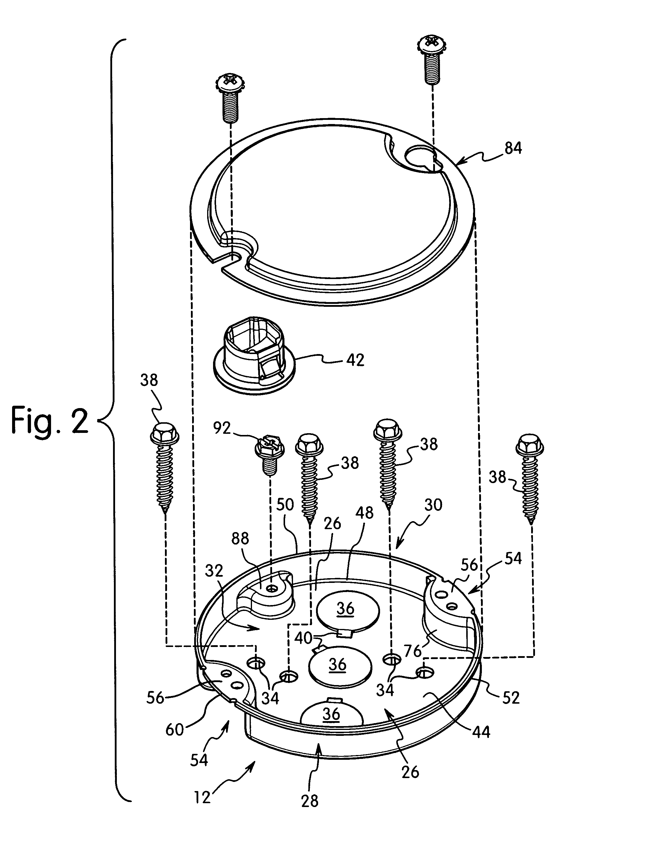 Electrical ceiling box for fixture support