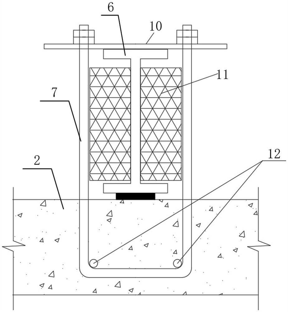 A large-span cantilever component construction system and its construction method