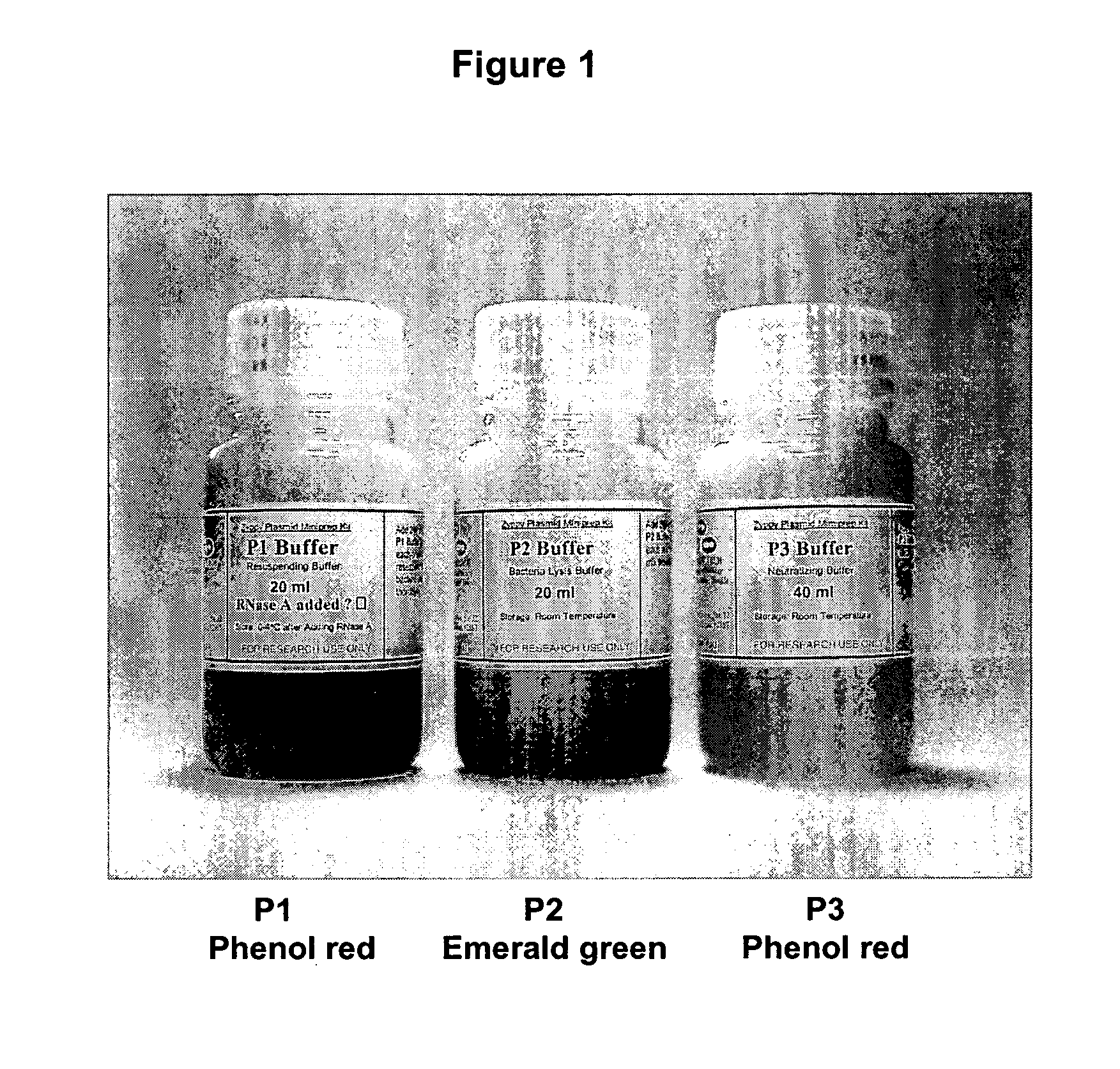 Isolation of nucleic acid using colored buffers