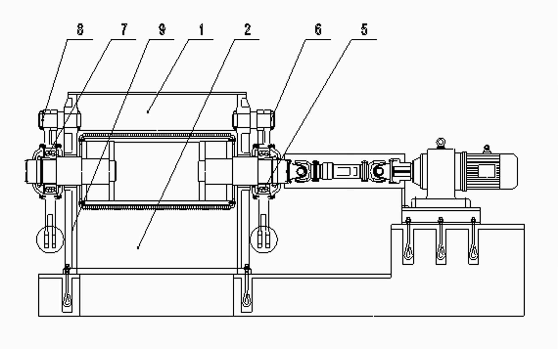 Over thick wood chip crusher