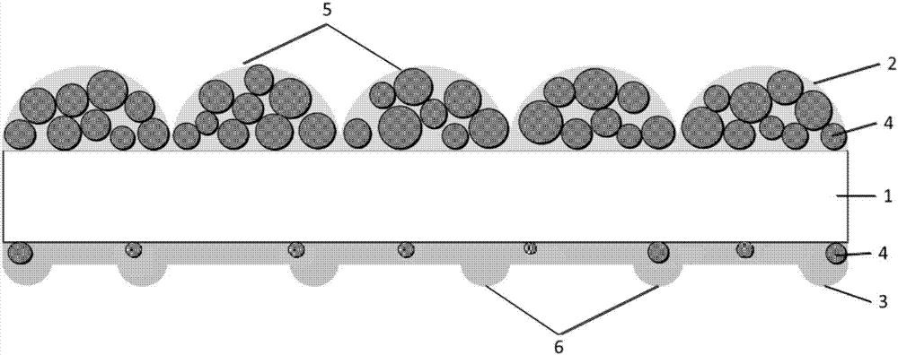 Anti-scratching diffusion film and method for preparing the same