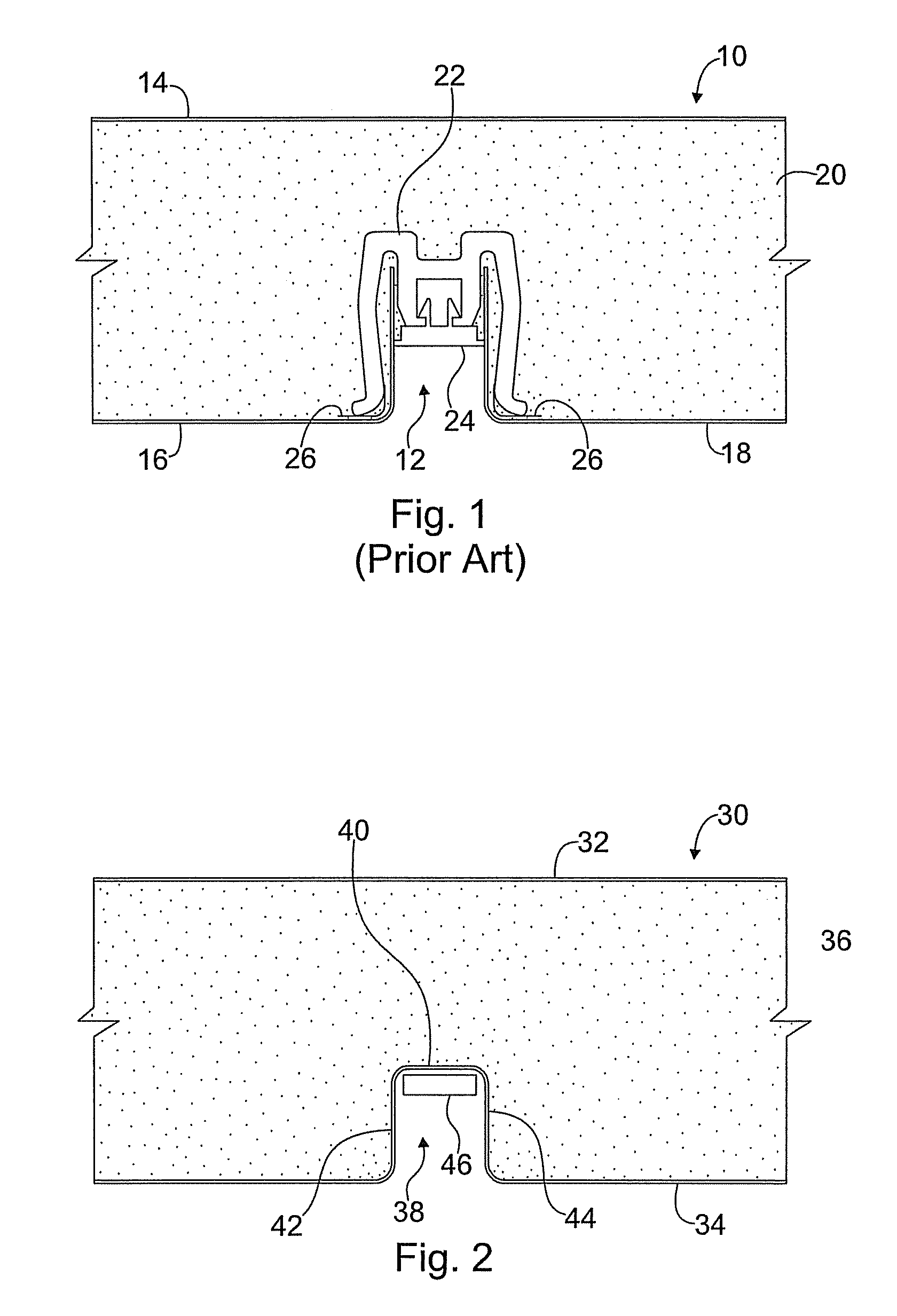 Method for making segmented composite panel with false joints