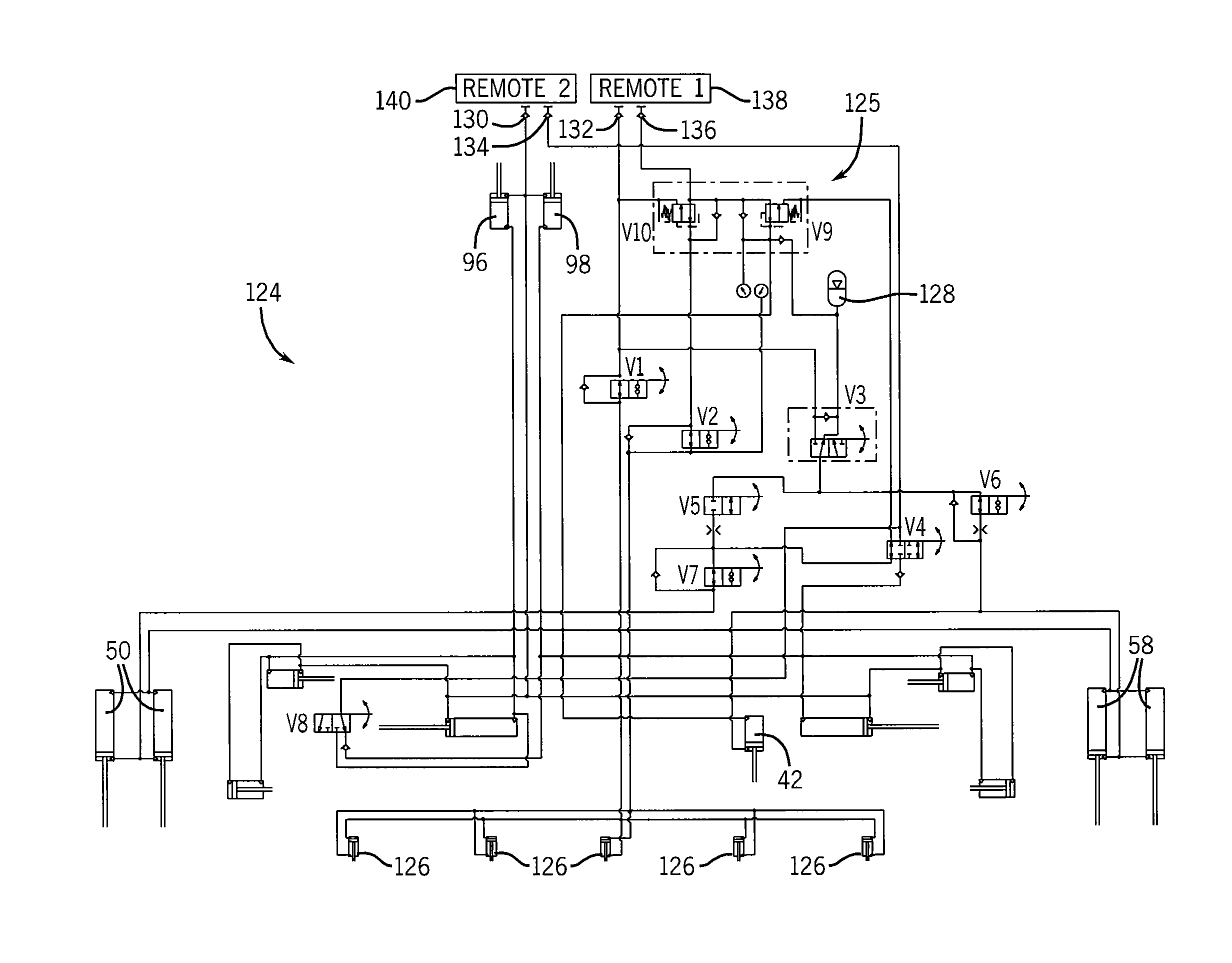 Electronically Controlled Hydraulic System For An Agricultural Implement