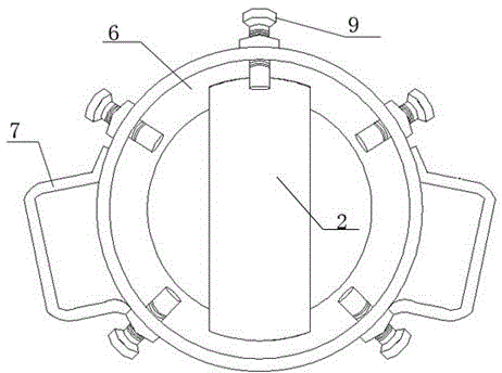 Method for hoisting self-release vertical upright rod and special lifting tool