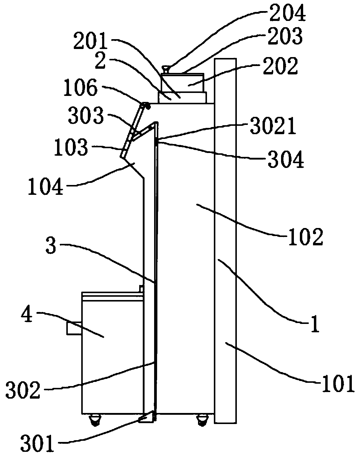 Assembly type nuclear medical waste collecting device