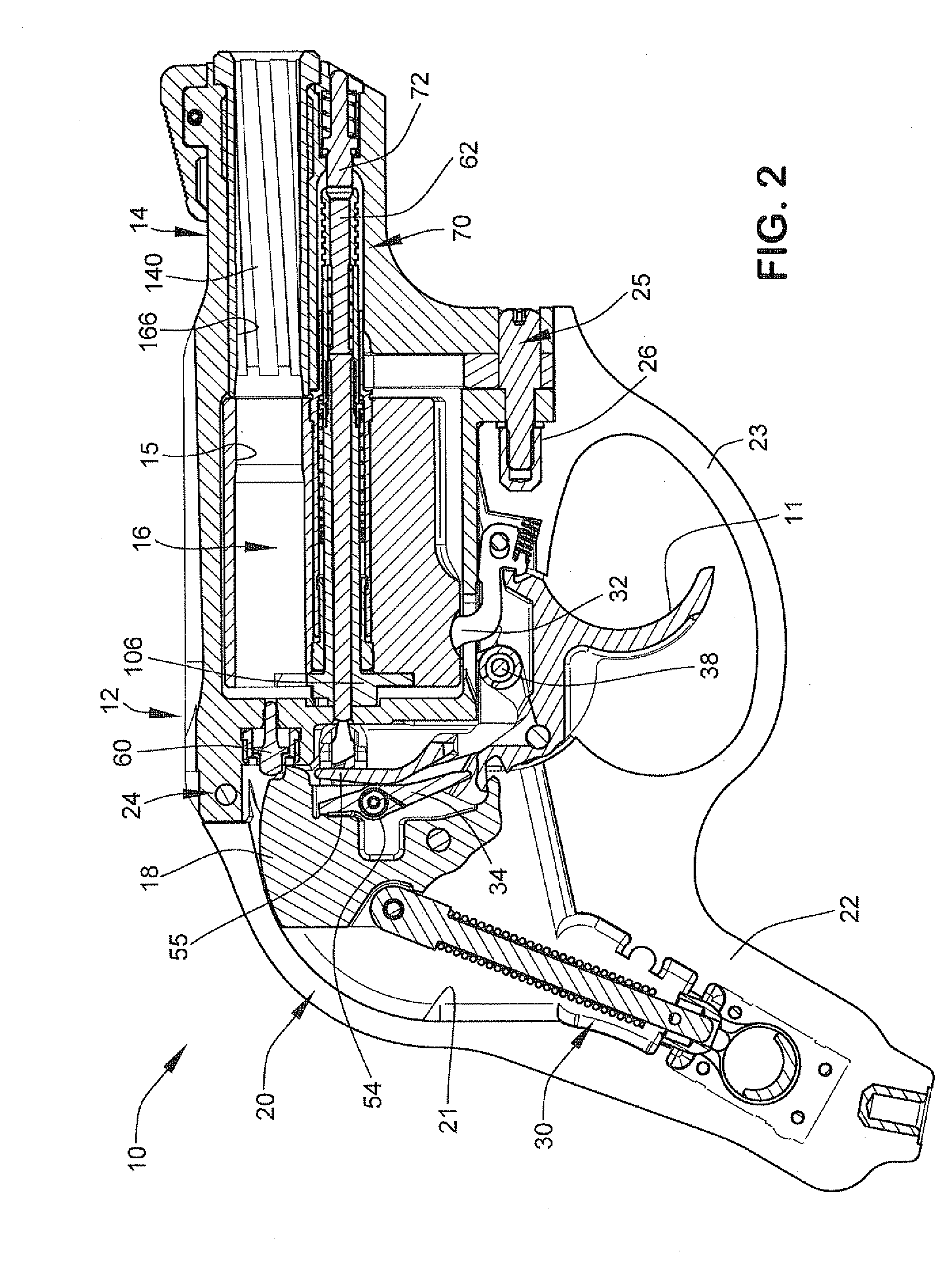 Cylinder latching mechanism for revolver