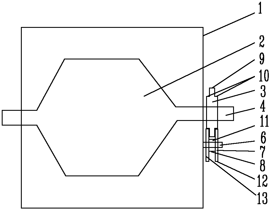 Supporting wheel device for the furnace tank of the tilting drum type resistance rotary furnace