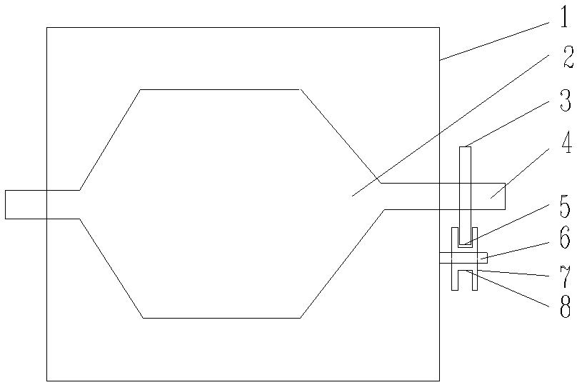 Supporting wheel device for the furnace tank of the tilting drum type resistance rotary furnace