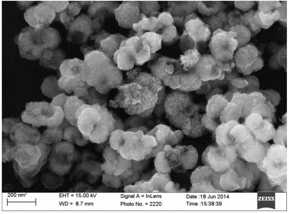 Chemical method for preparing spherical porous hollow nanometer cobalt powder