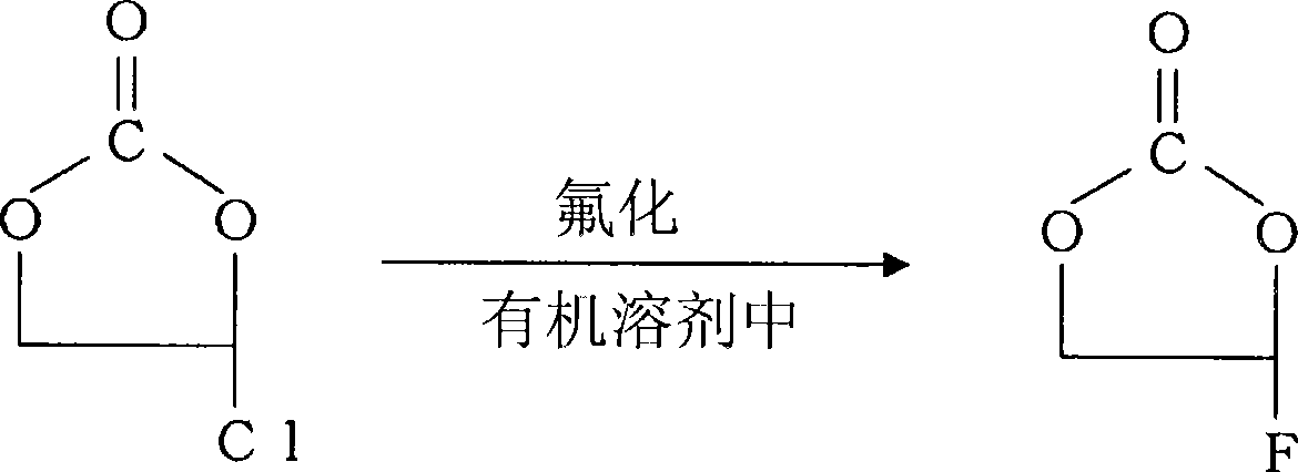 Preparation of 4-fluoro-1,3-dioxolane-2-one