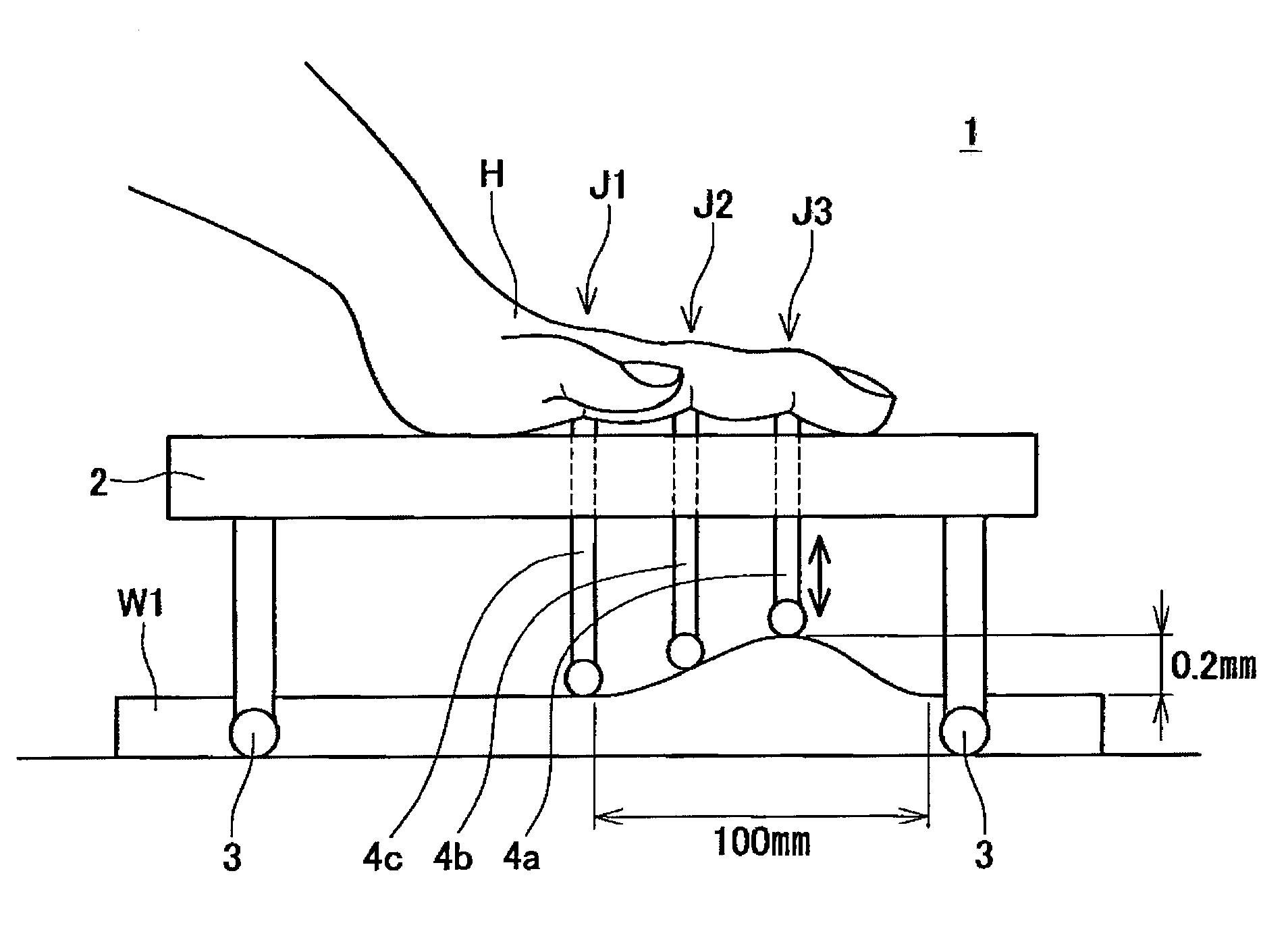 Tactile display and CAD system