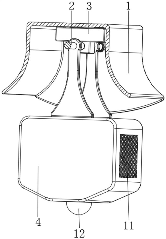 Supervision device for ideological and political learning of college students