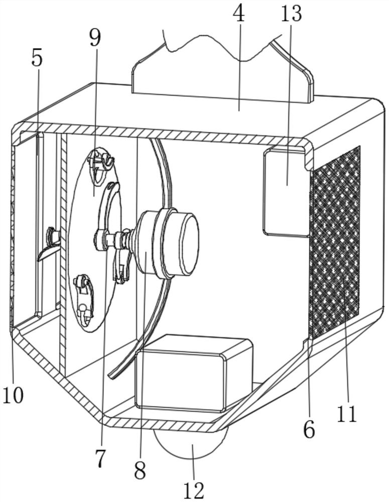 Supervision device for ideological and political learning of college students