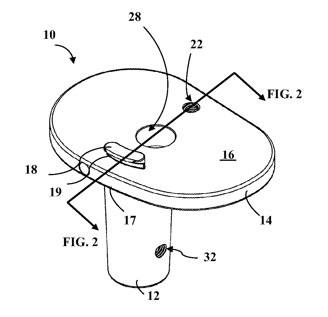 Orthopaedic implant system and fasteners for use therein