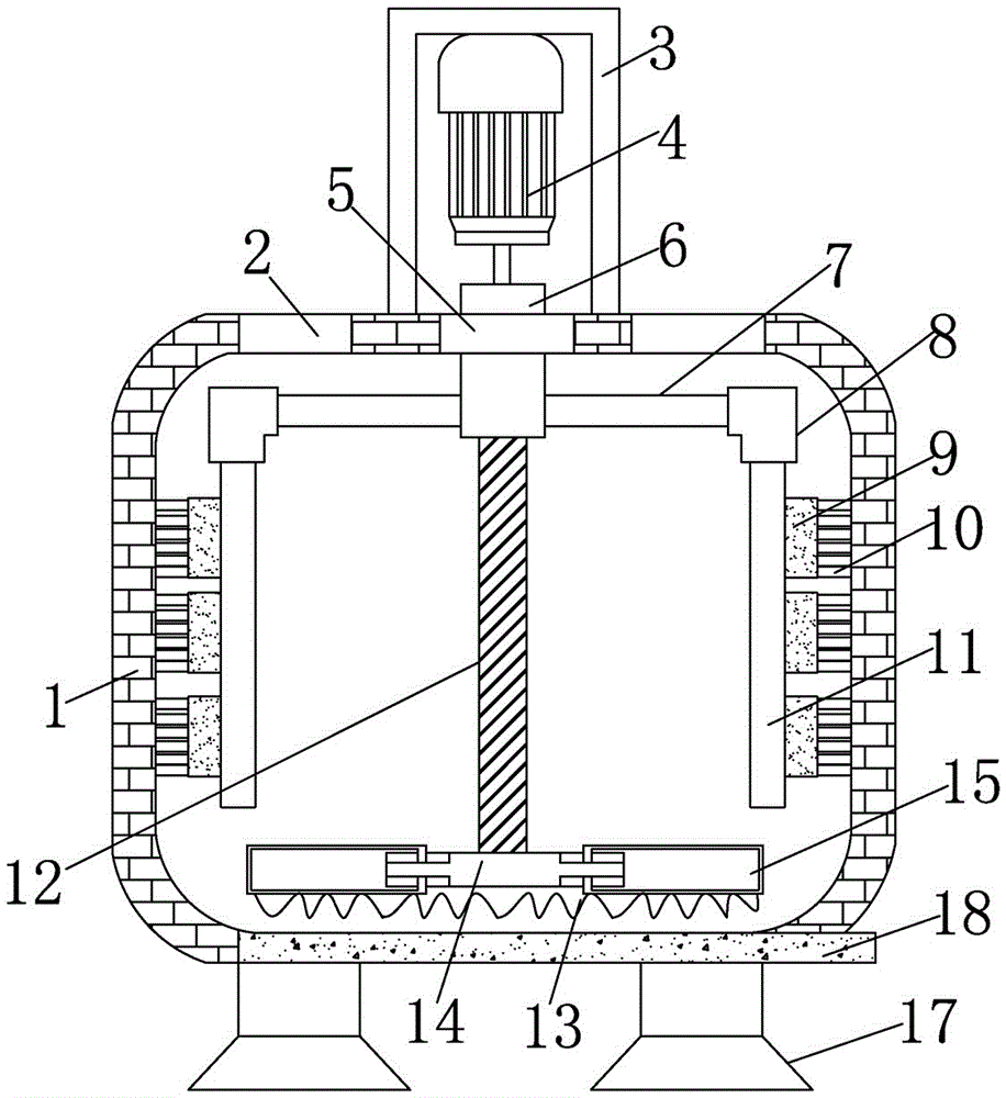 Smelting furnace with ash removal function