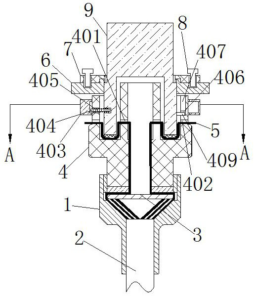 A photoelectric tethering load-bearing connector for tethered UAV