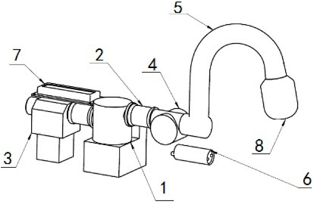 Intelligent tap water pressure-reduction power generation and storage faucet