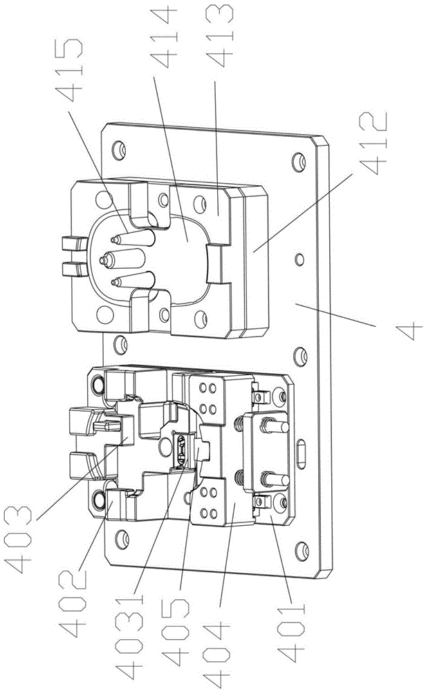 Rotary table mechanism capable of preventing line from winding