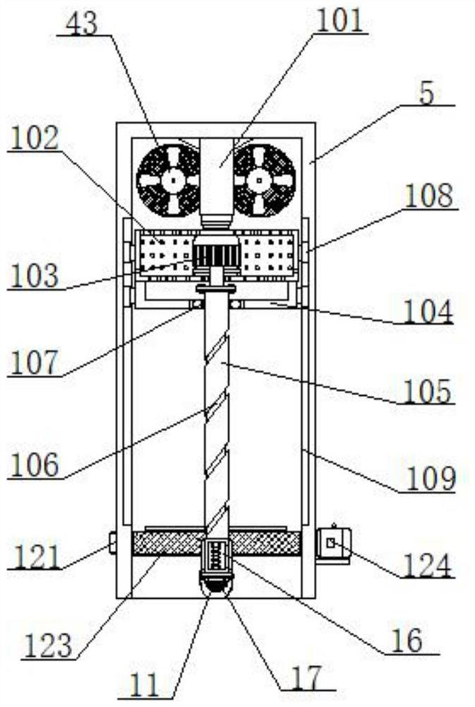 Highway bridge pile foundation drilling device and using method thereof