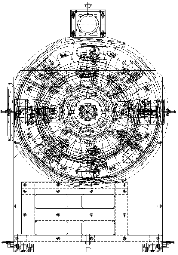 Variable-cross speed-change telescopic device for hygiene product water absorption body and variable-cross speed-change method