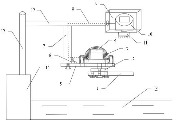 Aquaculture ultrasonic water level detection method and device with fault self-diagnosis function