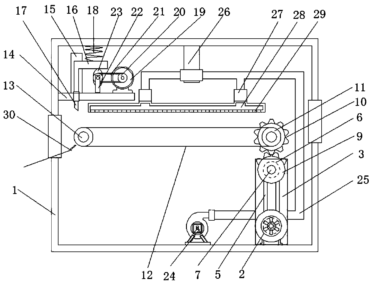 A kind of American ginseng slicing device