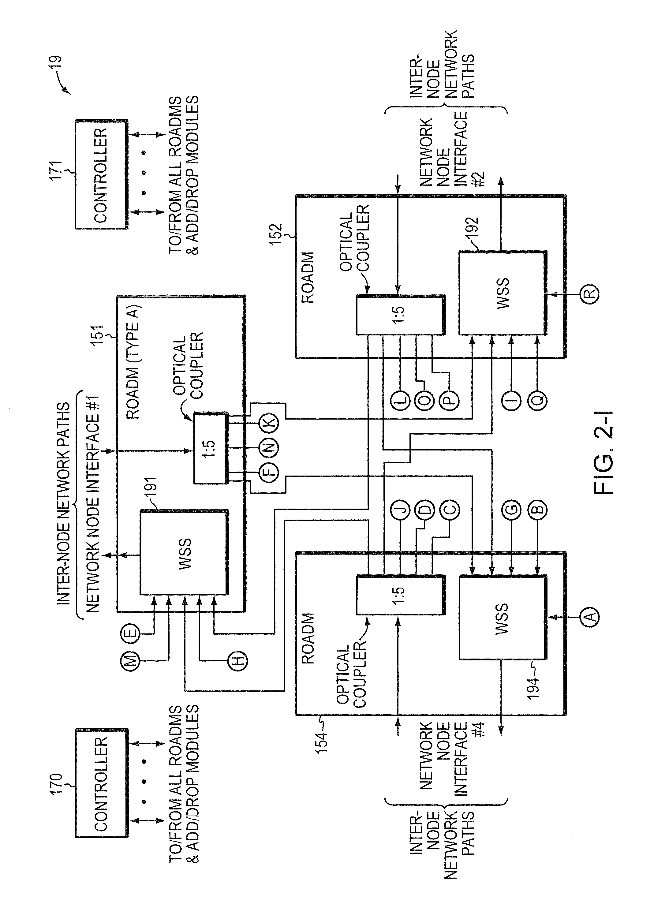 Methods and apparatus for performing directionless and contentionless wavelength addition and subtraction