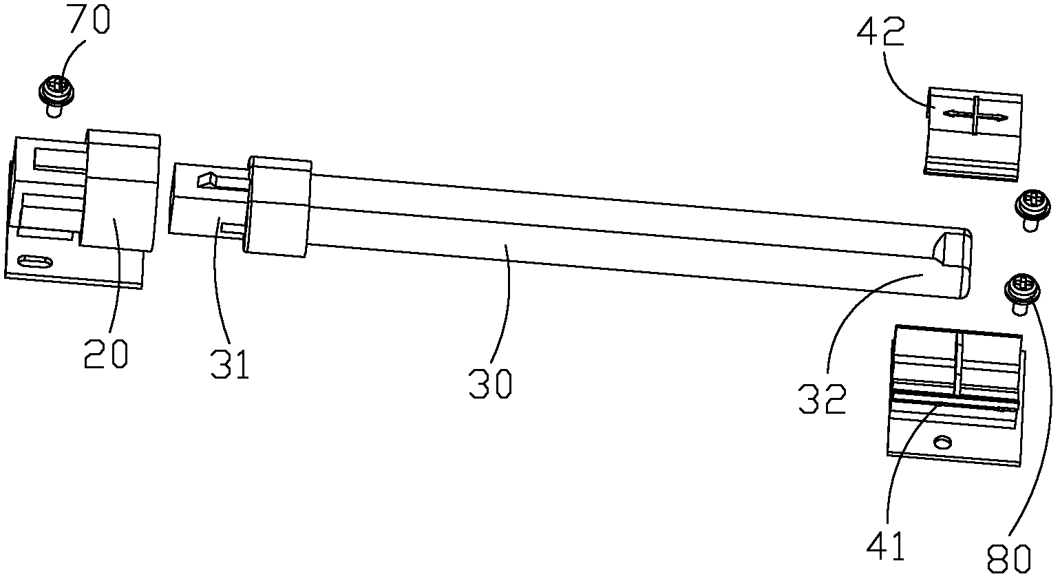 Lighting tube fixing support and lamp