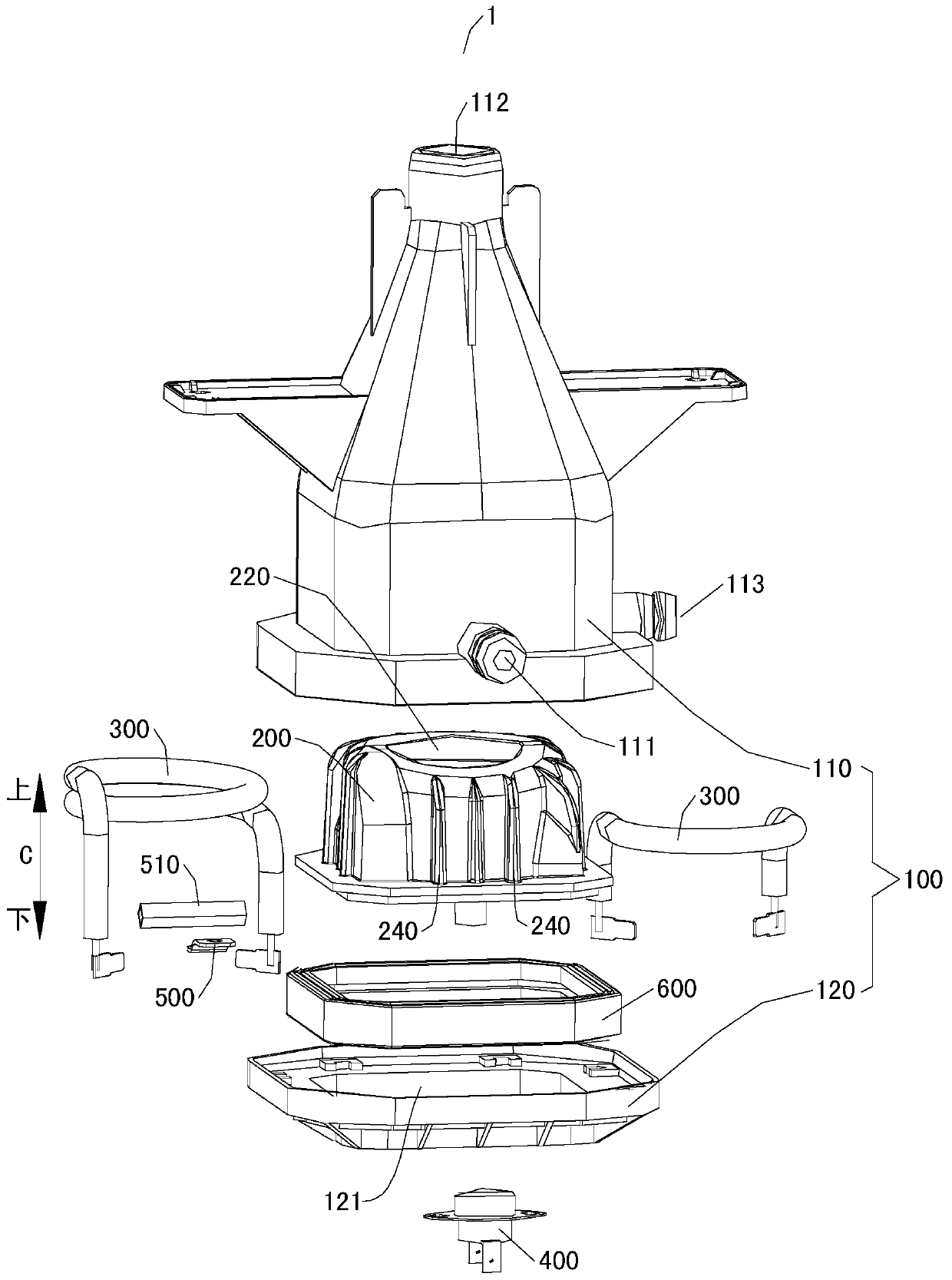 Steam generator, garment steamer and heater of steam generator