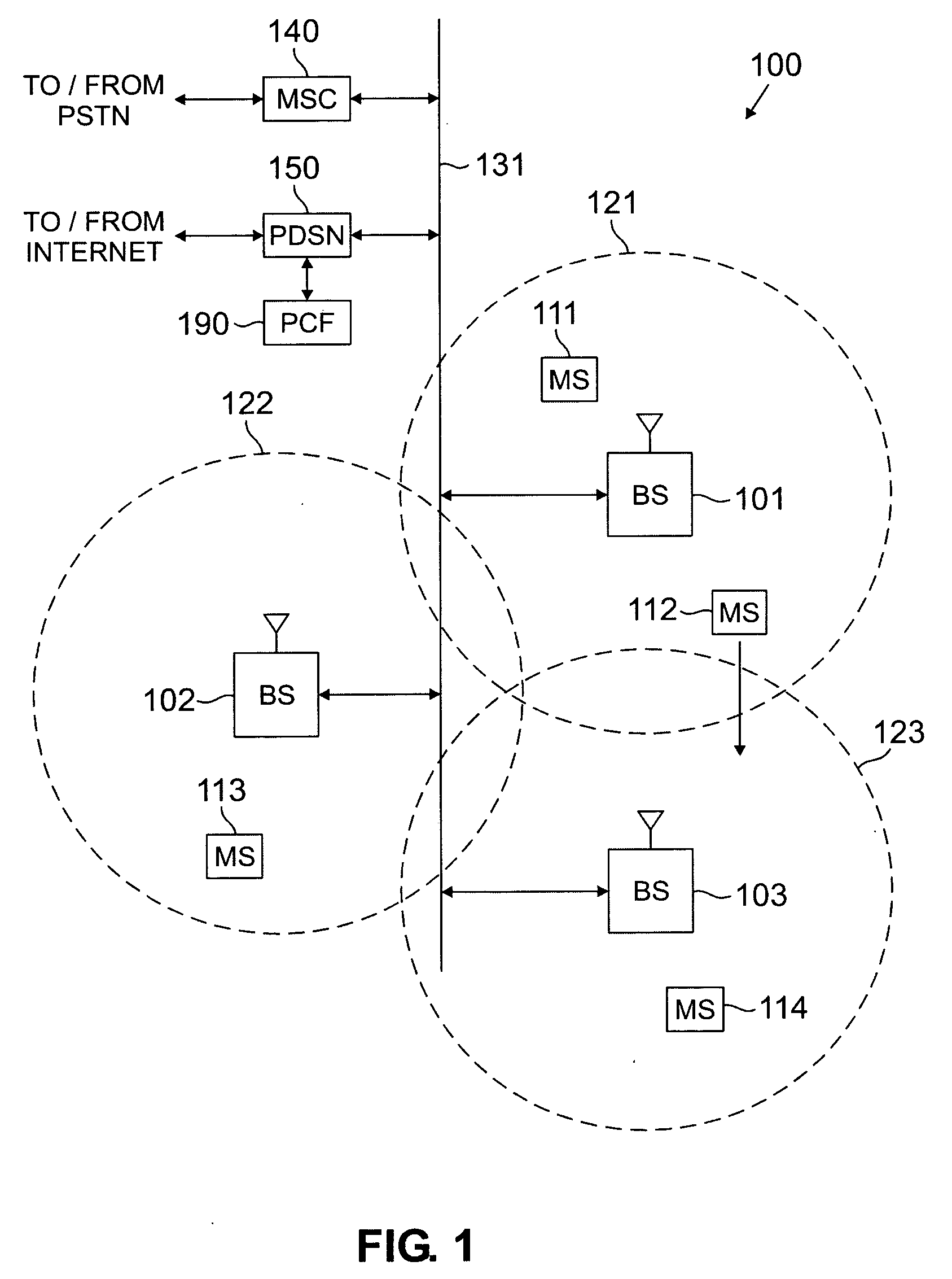 Apparatus and method for reducing paging channel loading for broadcast multicast services in a wireless network