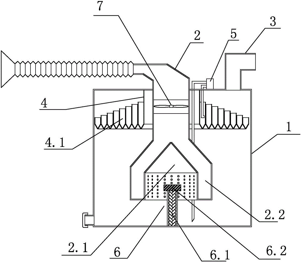 Device used for tin soldering flue gas purification