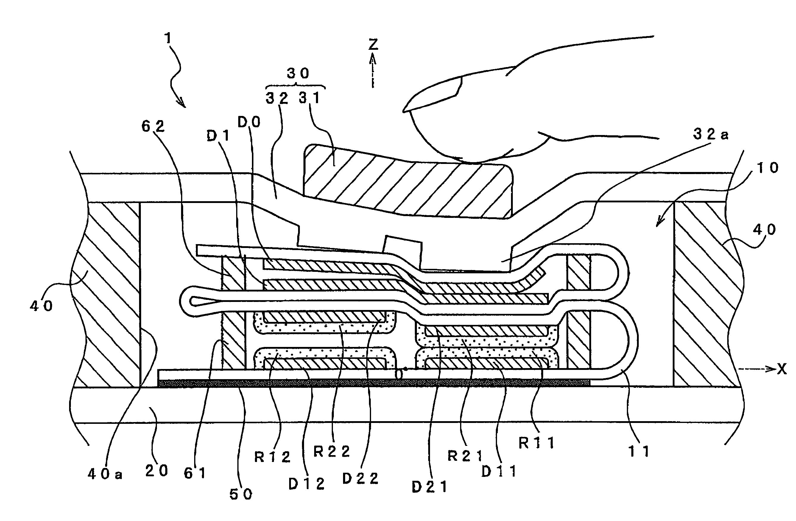 Resistance type sensor