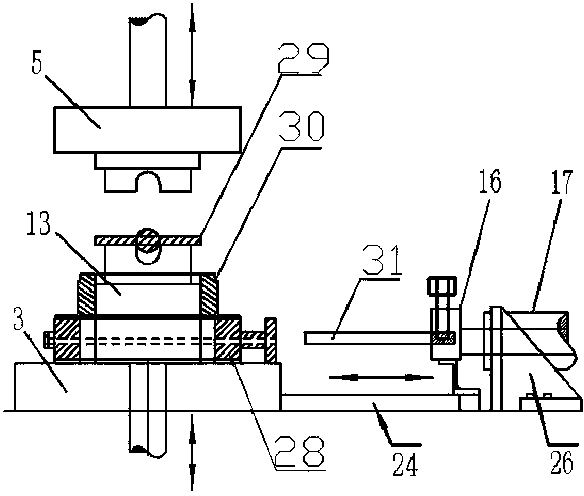 Automatic electrohydraulic-control butterfly valve assembling machine and assembling method thereof