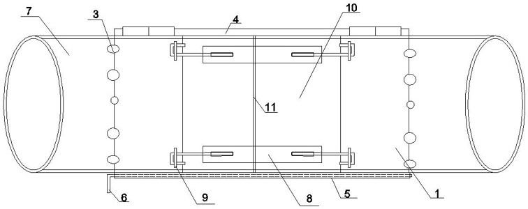 Fixing device for pipeline butt joint pairing connection and pipeline butt joint method