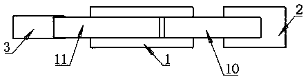 Special connection fastening piece with lubricating function